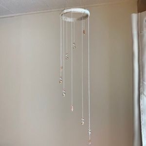 *HOST PICK* Rust orange crystals baby nursery decor mobile